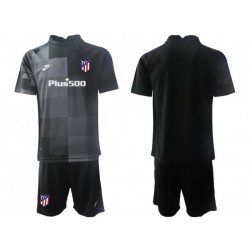 Camisola Atlético Madrid Guarda-redes Criança Equipamento Segundo 2021-2022 Manga Curta